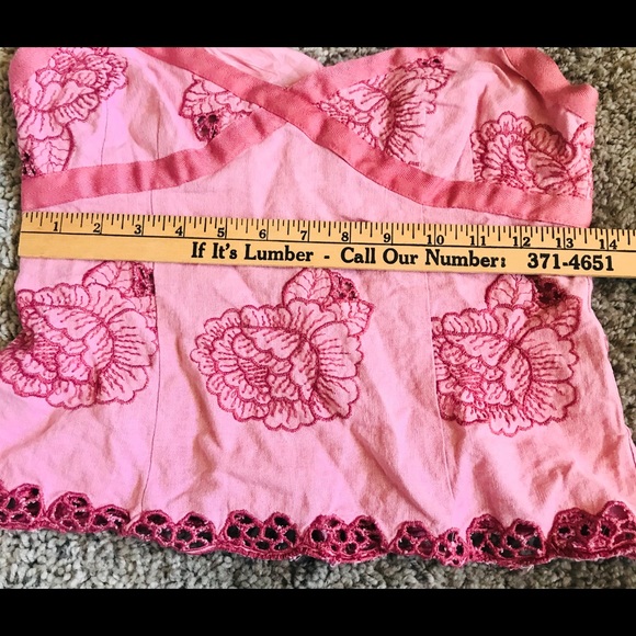 Embroidered Linen Tank Top - Picture 6 of 8